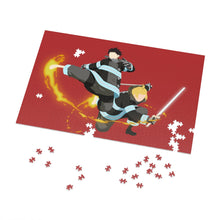 Load image into Gallery viewer, Fire Force Minimalistfor Desktop Jigsaw Puzzle
