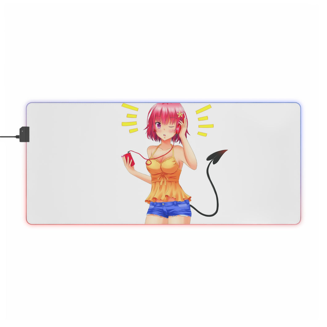 Momo Belia Deviluke RGB LED Mouse Pad (Desk Mat)