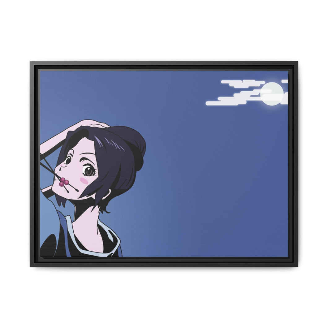 Anime Samurai Champloor Canvas Framed Art Print