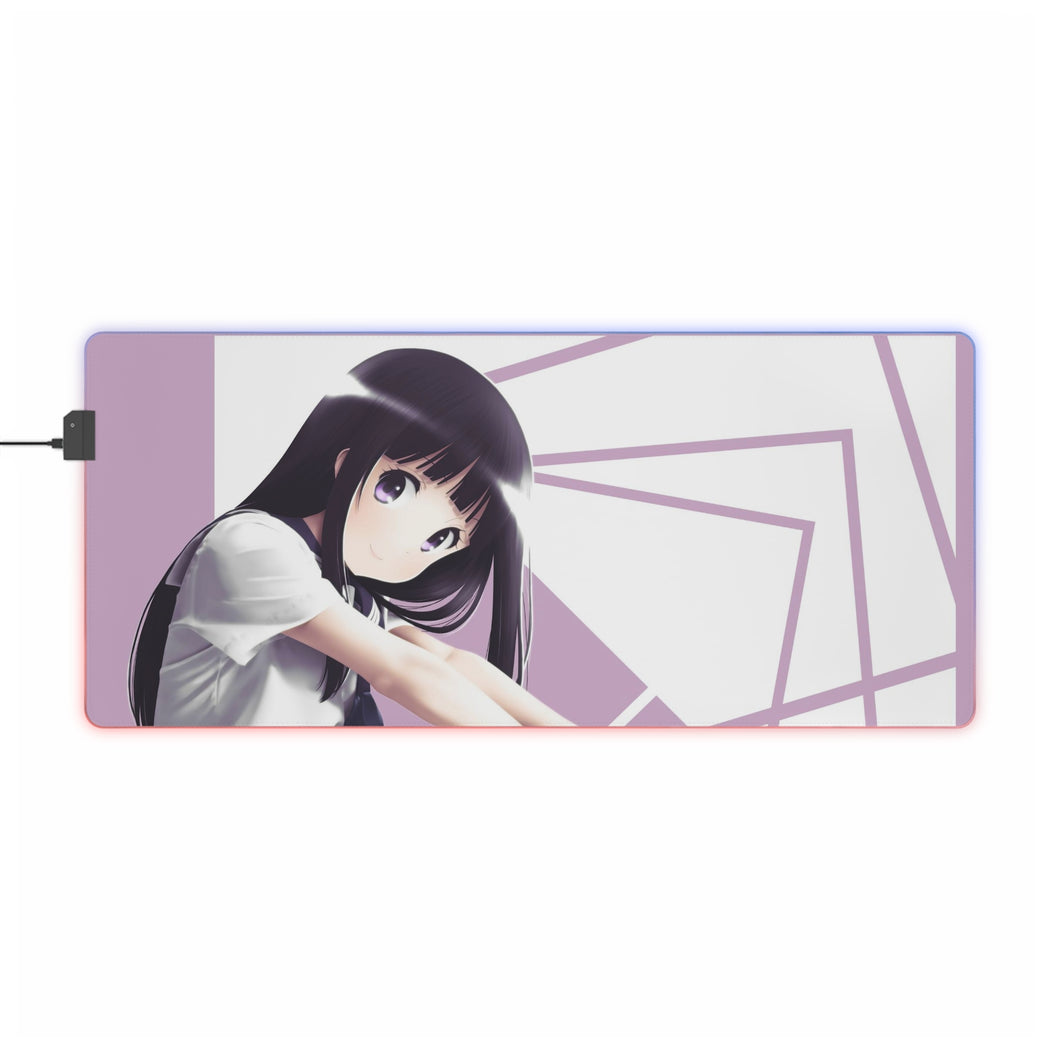 Eru Chitanda  Full body RGB LED Mouse Pad (Desk Mat)