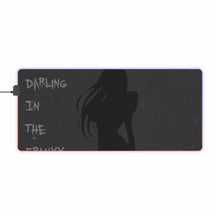 Load image into Gallery viewer, ZeroTwo Black/Grey RGB LED Mouse Pad (Desk Mat)
