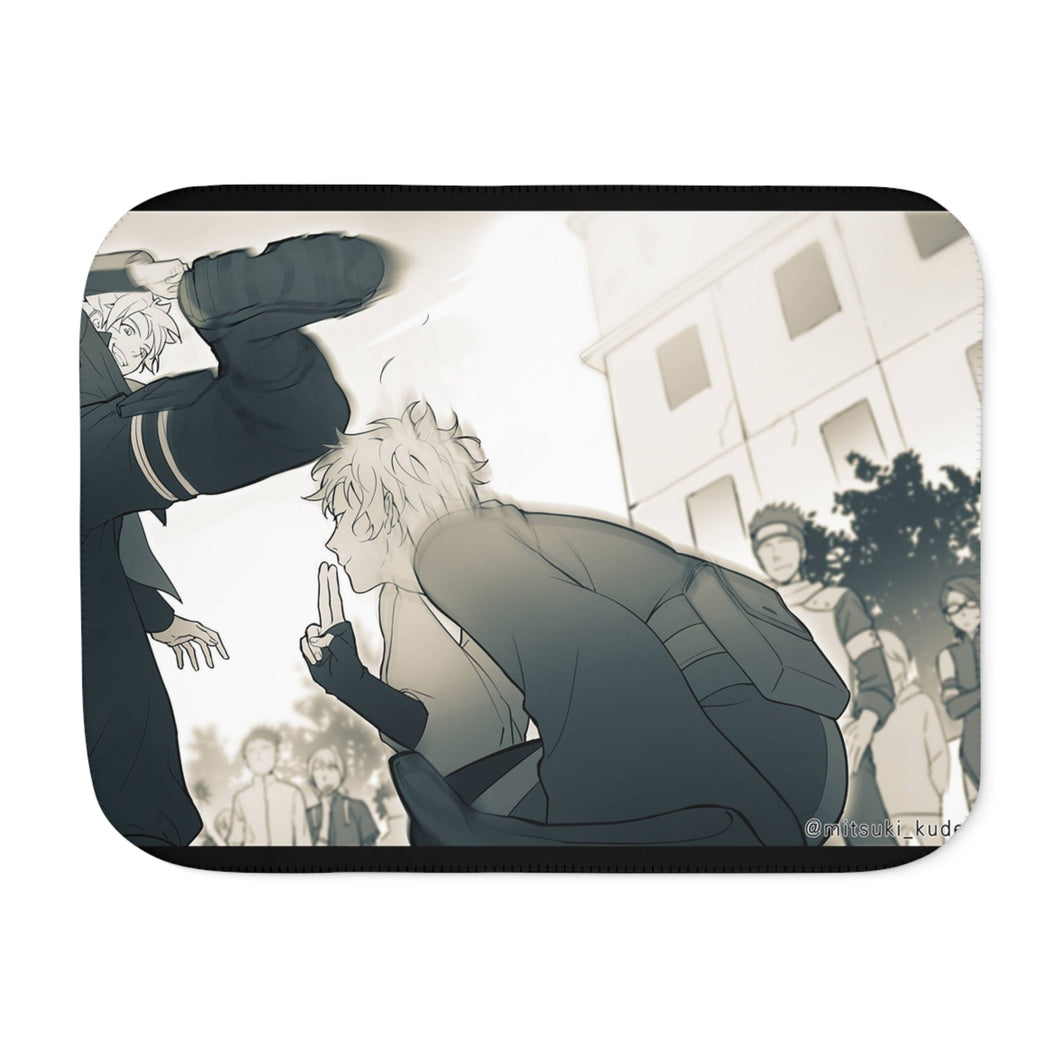 Boruto and Mitsuki Sherpa Blanket