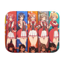 Load image into Gallery viewer, Love Live! Maki Nishikino, Kotori Minami, Umi Sonoda, Honoka Kousaka, Rin Hoshizora Sherpa Blanket
