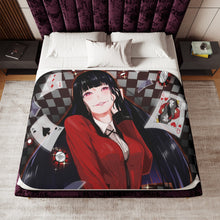 Load image into Gallery viewer, Kakegurui Yumeko Jabami Sherpa Blanket
