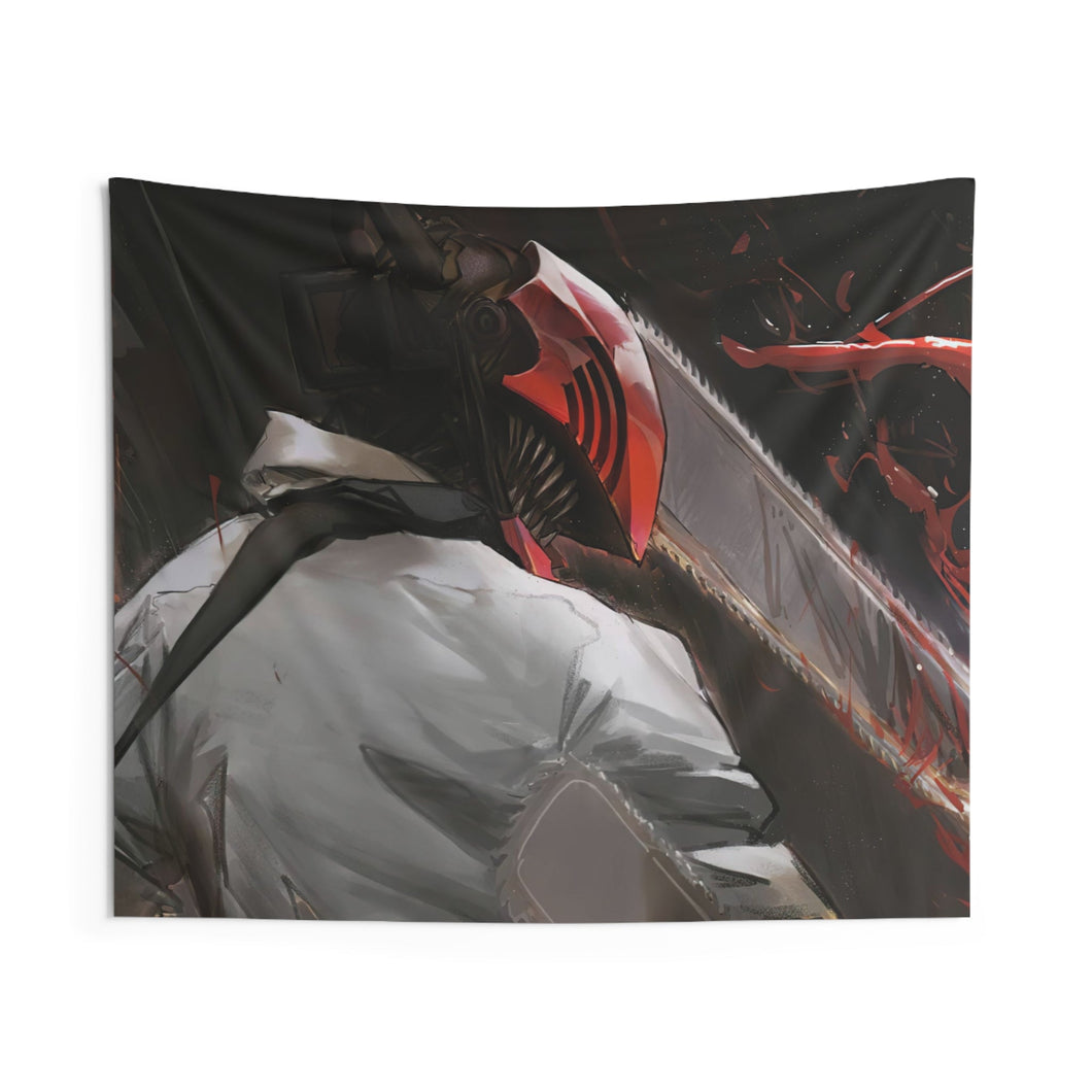 Anime Chainsaw Man Indoor Wall Tapestry