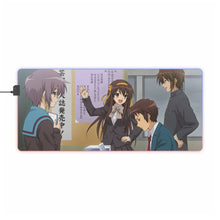 Load image into Gallery viewer, The Melancholy Of Haruhi Suzumiya RGB LED Mouse Pad (Desk Mat)
