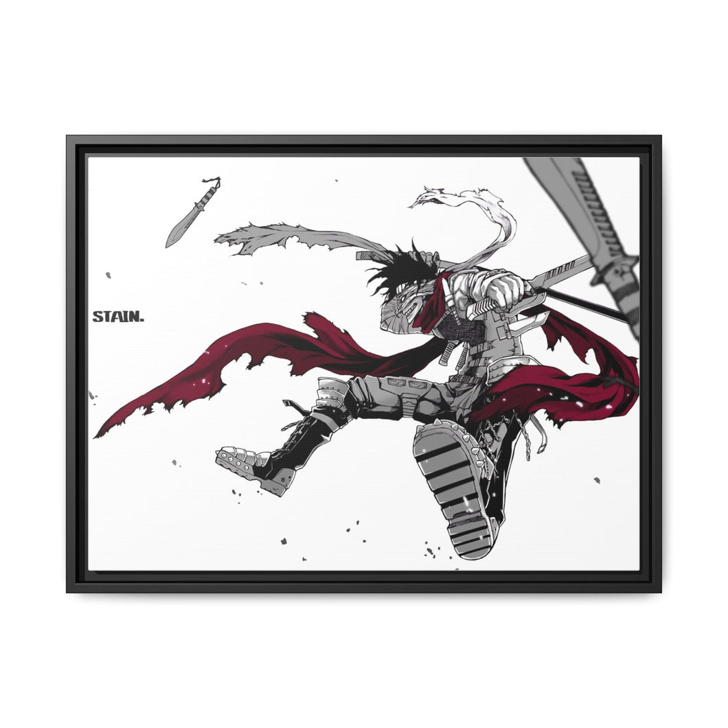 The Hero Killer Stain Canvas Framed Art Print