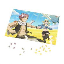 Load image into Gallery viewer, Fairy Tail Natsu Dragneel, Lucy Heartfilia, Happy Jigsaw Puzzle
