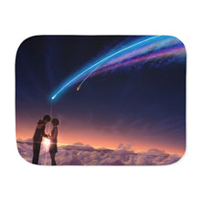 Load image into Gallery viewer, Your Name. Sherpa Blanket
