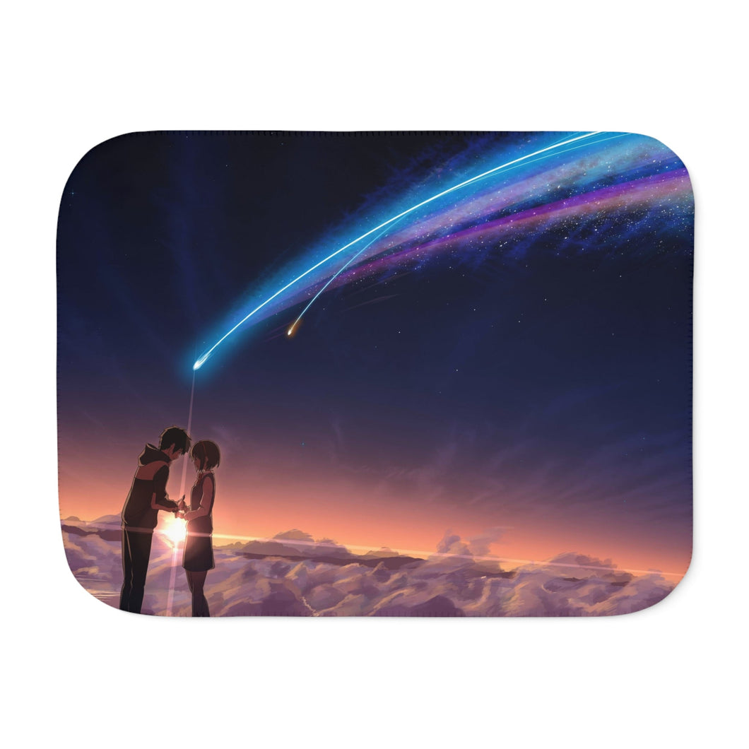 Your Name. Sherpa Blanket