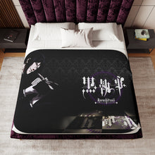 Load image into Gallery viewer, Anime Black Butler Sherpa Blanket
