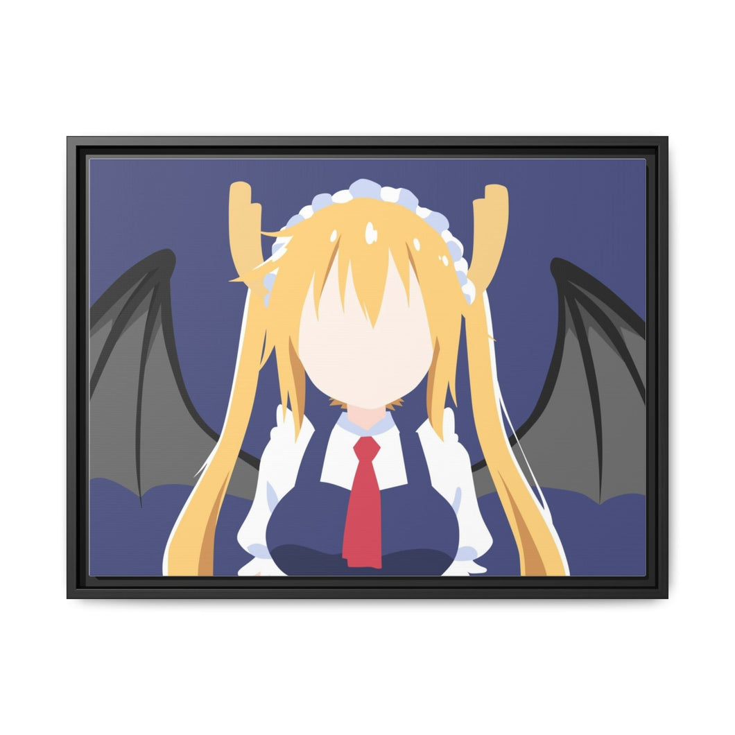 Kobayashi's Dragon Maid Minimalist Canvas Framed Art Print