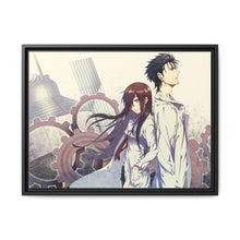 Load image into Gallery viewer, Makise Kurisu &amp; Rintarou Kyouma Canvas Framed Art Print
