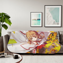 Load image into Gallery viewer, Sword Art Online Asuna Yuuki Sherpa Blanket
