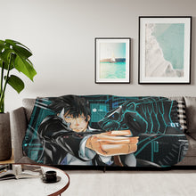 Load image into Gallery viewer, Shinya Kogami With his Dominator Sherpa Blanket

