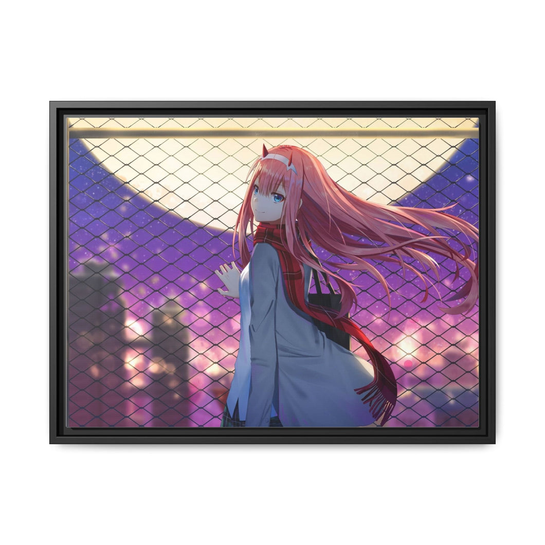 Darling In The FranXX Canvas Framed Art Print