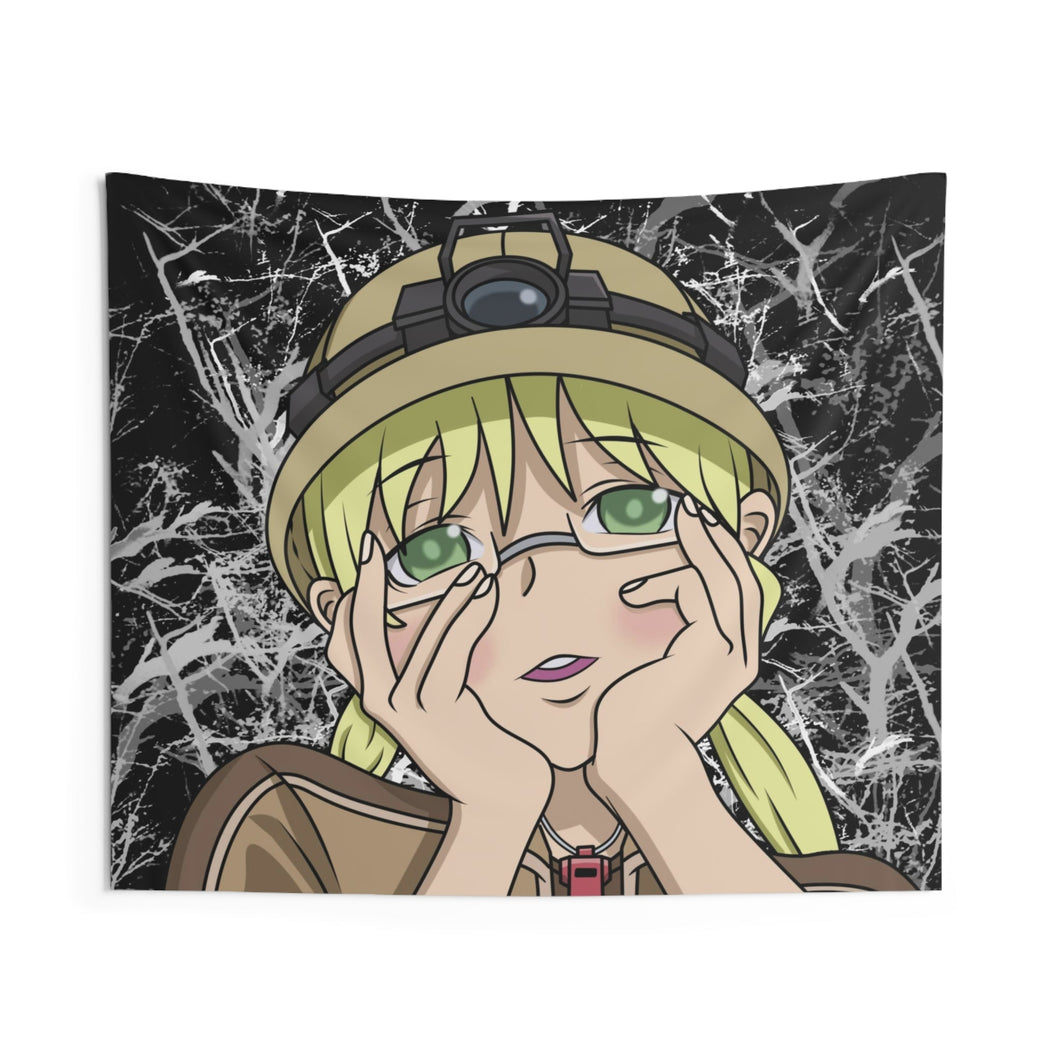 Yandere Face Riko Indoor Wall Tapestry