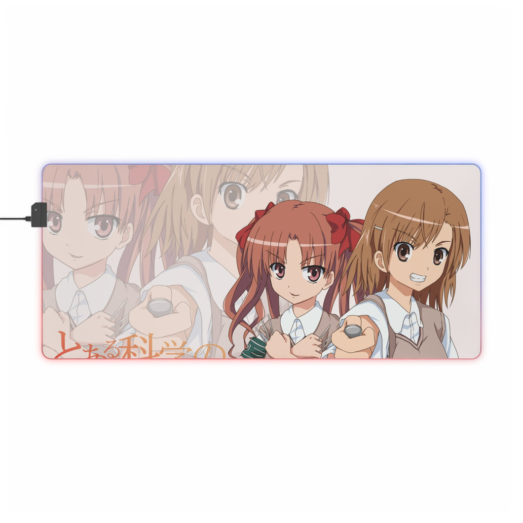 A Certain Scientific Railgun RGB LED Mouse Pad (Desk Mat)