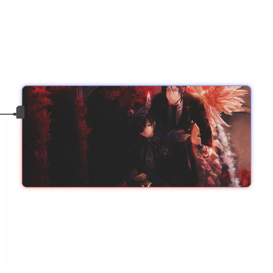 Black Butler RGB LED Mouse Pad (Desk Mat)