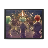 Assassination Classroom Karma Akabane, Nagisa Shiota, Kaede Kayano, Rio Nakamura Canvas Framed Art Print