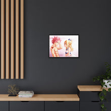Load image into Gallery viewer, Fairy Tail Natsu Dragneel, Lucy Heartfilia Canvas Framed Art Print
