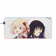 Load image into Gallery viewer, Lycoris Recoil Takina Inoue, Chisato Nishikigi RGB LED Mouse Pad (Desk Mat)
