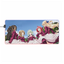 Load image into Gallery viewer, Goblin Slayer Cow Girl, Goblin Slayer, Guild Girl, High Elf Archer, Priestess RGB LED Mouse Pad (Desk Mat)
