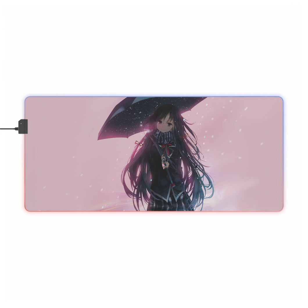 My Teen Romantic Comedy SNAFU Yukino Yukinoshita RGB LED Mouse Pad (Desk Mat)