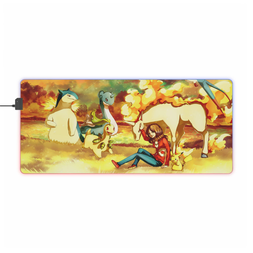 Pokemon universe RGB LED Mouse Pad (Desk Mat)