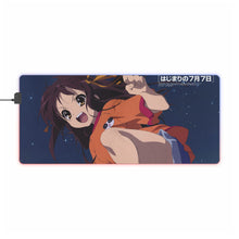Load image into Gallery viewer, The Melancholy Of Haruhi Suzumiya RGB LED Mouse Pad (Desk Mat)
