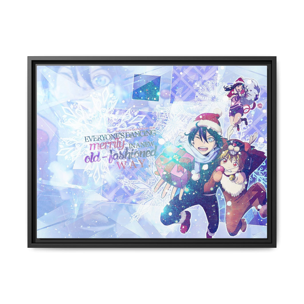 Anime Noragami Canvas Framed Art Print