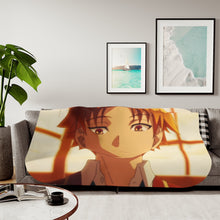 Load image into Gallery viewer, Ayanokouji Kiyotaka Sherpa Blanket

