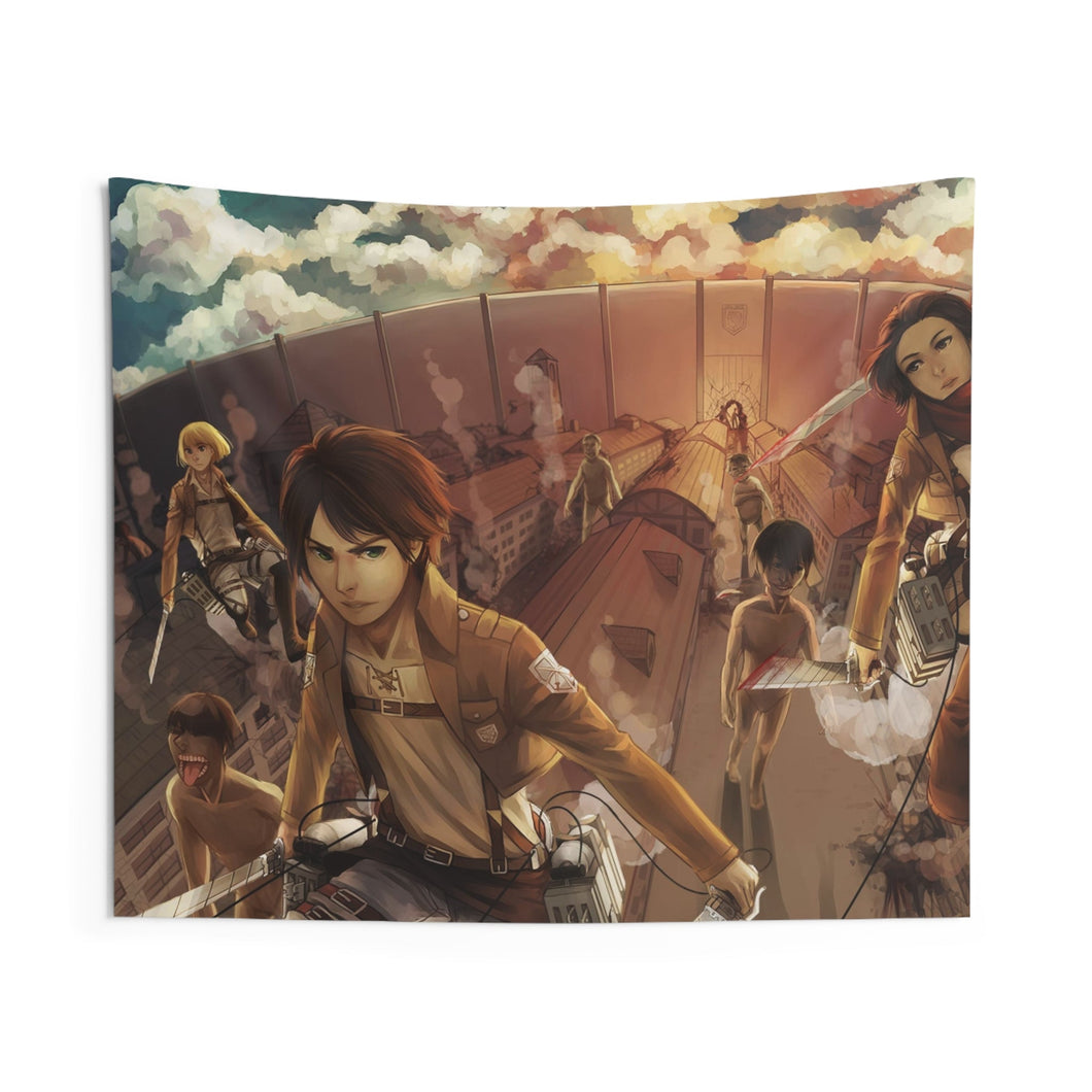 Anime Attack On Titan Indoor Wall Tapestry
