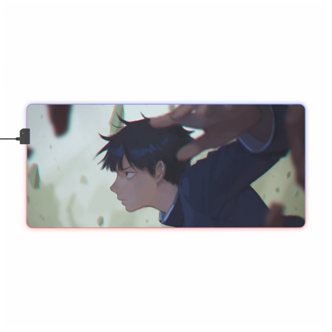 Mob Psycho 100 Shigeo Kageyama RGB LED Mouse Pad (Desk Mat)