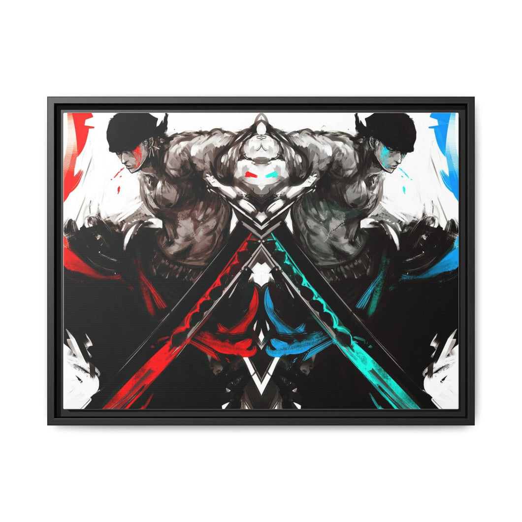Roronoa Zoro Canvas Framed Art Print