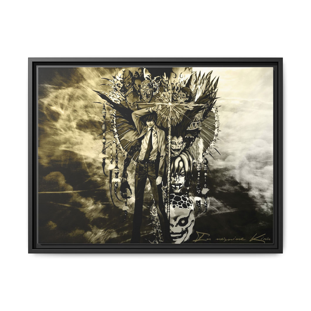 Death Note Canvas Framed Art Print