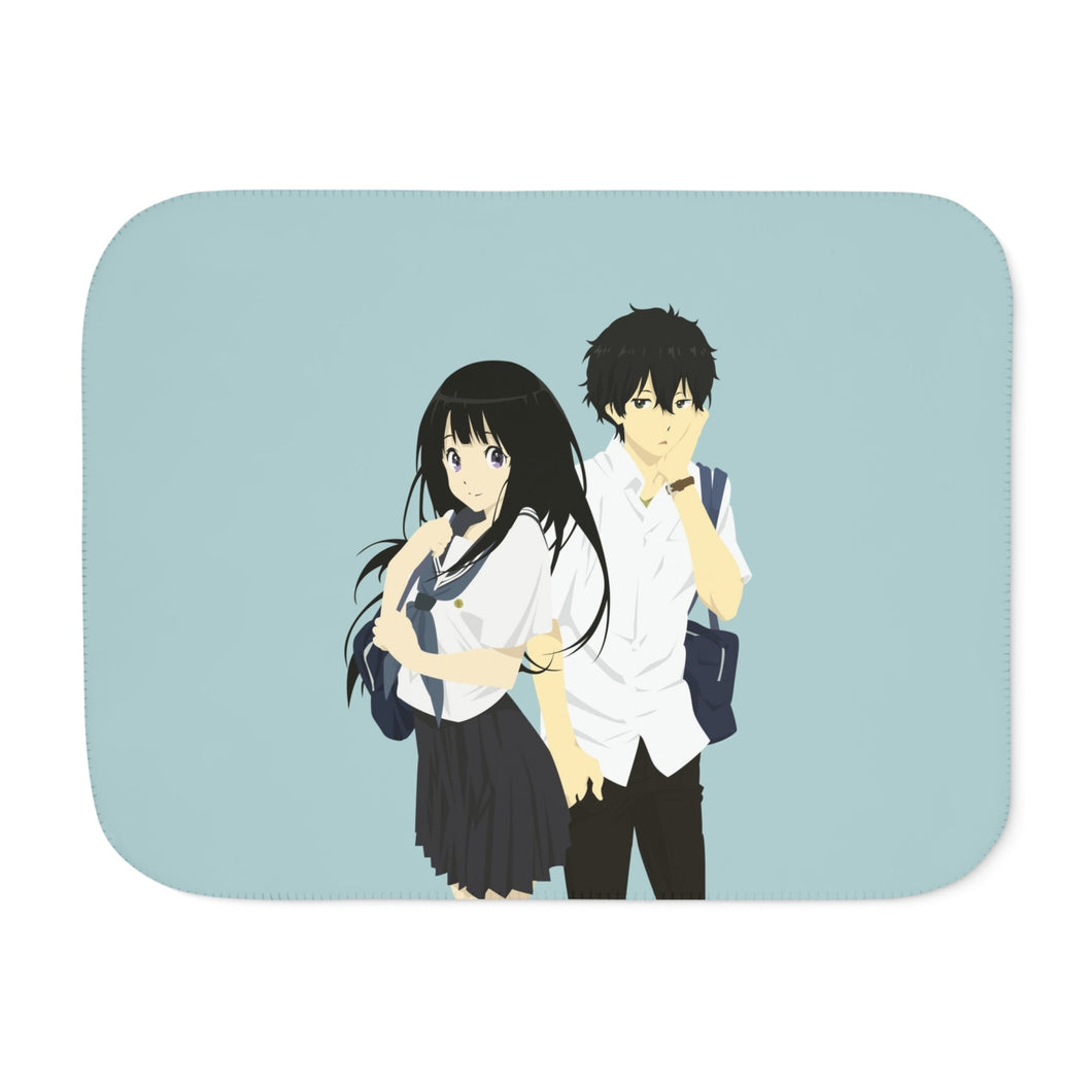 Eru Chitanda  And  Hōtarō Oreki Full Body Sherpa Blanket