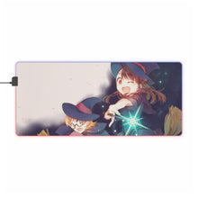 Load image into Gallery viewer, Little Witch Academia Atsuko Kagari, Sucy Manbavaran, Computer Keyboard Pad, Lotte Yanson RGB LED Mouse Pad (Desk Mat)
