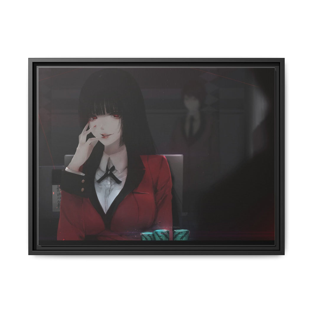 Kakegurui Yumeko Jabami Canvas Framed Art Print