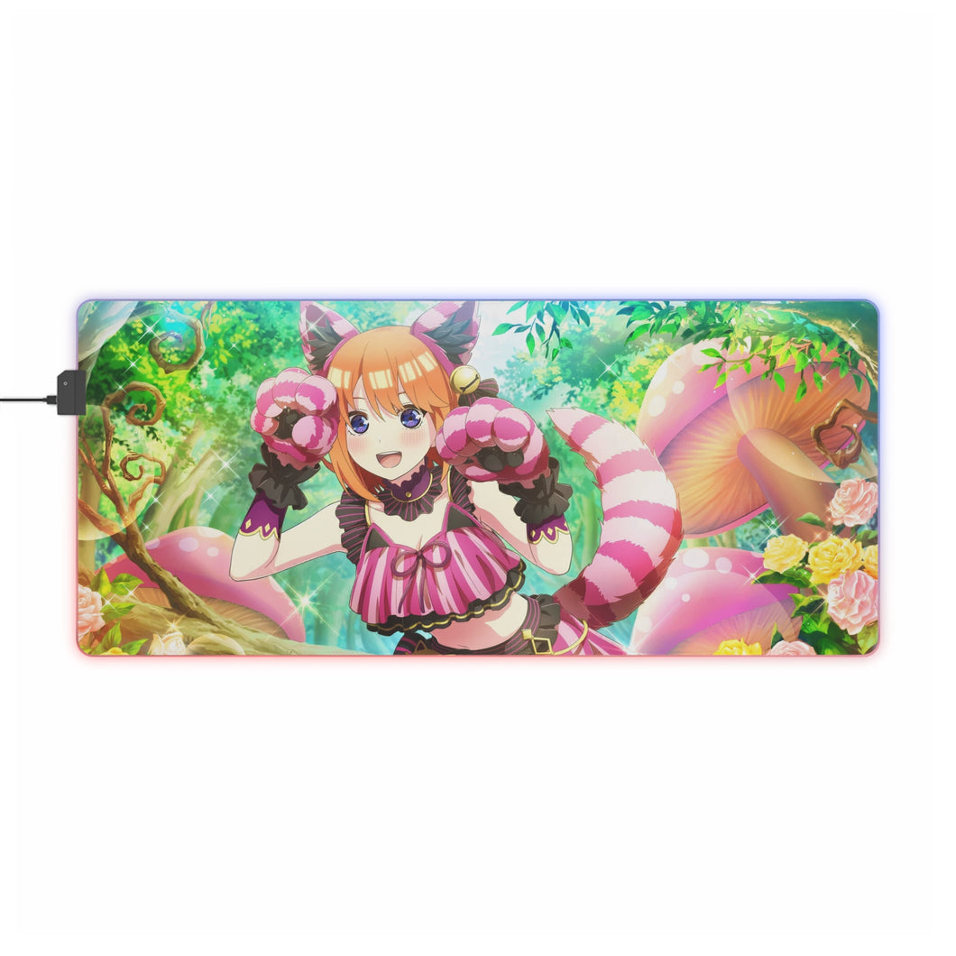 The Quintessential Quintuplets Yotsuba Nakano RGB LED Mouse Pad (Desk Mat)