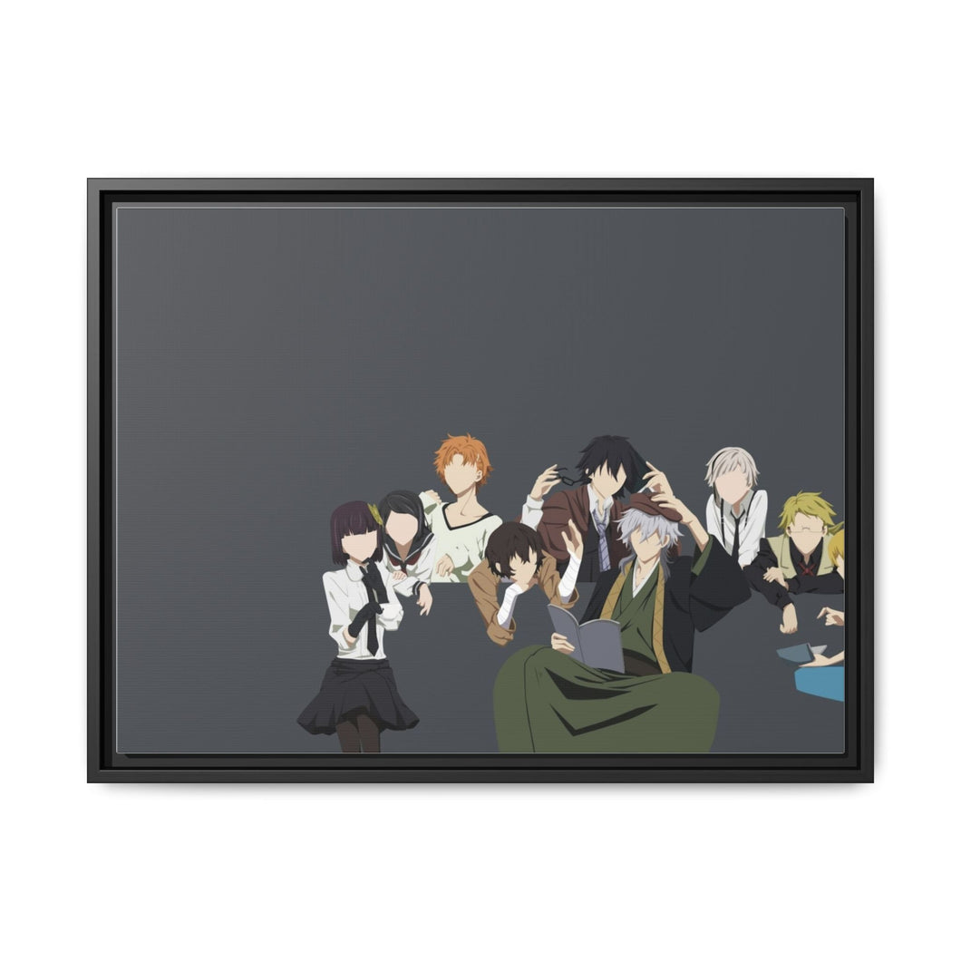 Anime Bungou Stray Dogs Canvas Framed Art Print