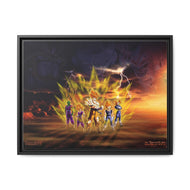 Anime Dragon Ball Z Canvas Framed Art Print