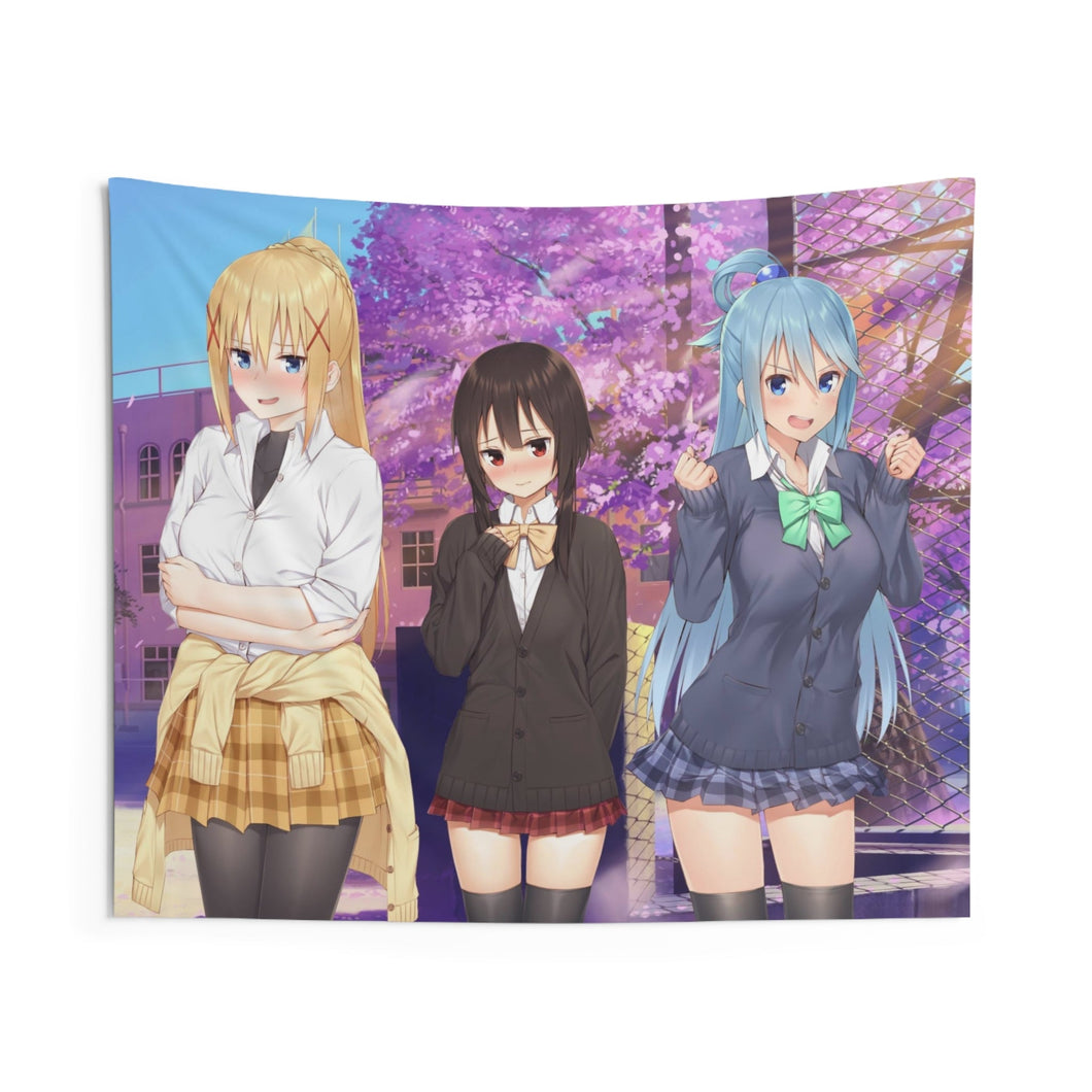 Konosuba // Darkness, Megumin & Aqua Indoor Wall Tapestry
