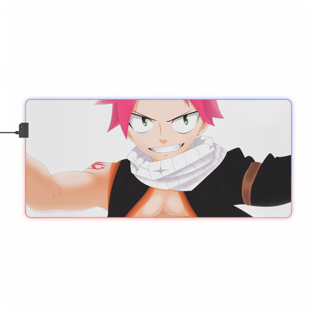 Fairy Tail Natsu Dragneel RGB LED Mouse Pad (Desk Mat)