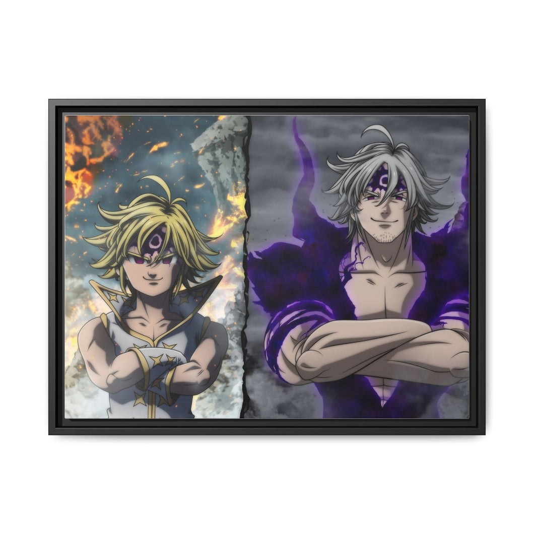 Anime The Seven Deadly Sins Canvas Framed Art Print