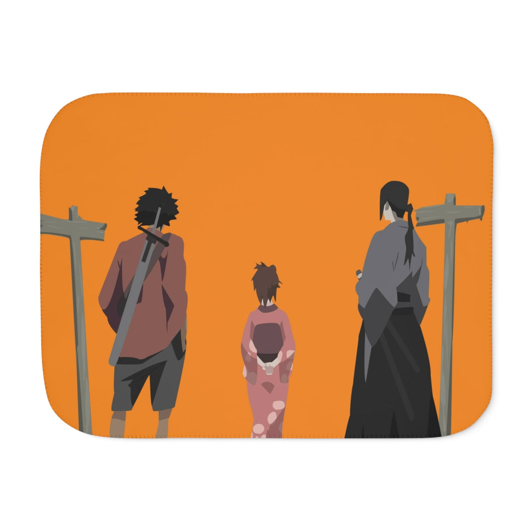 Anime Samurai Champloo Sherpa Blanket