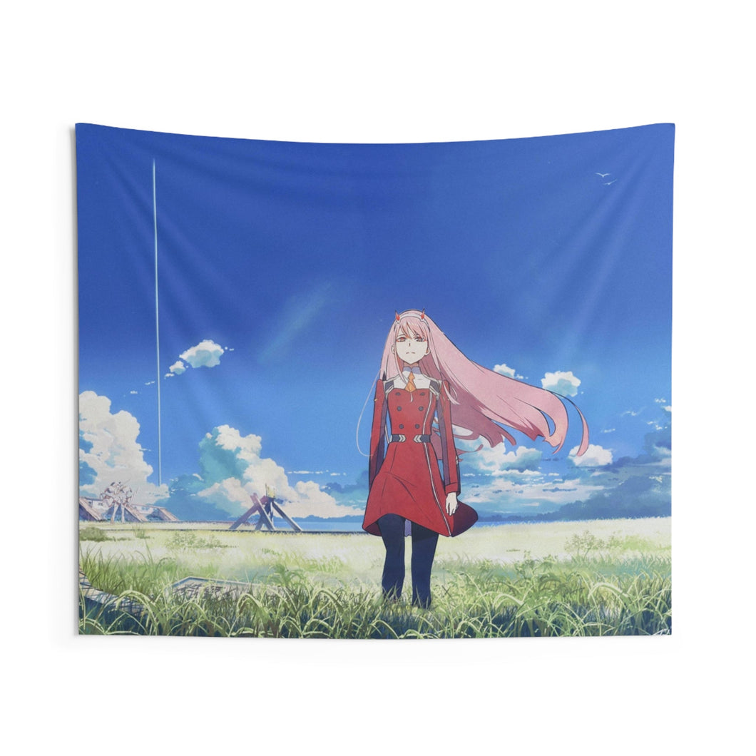 Zero two in Nature Indoor Wall Tapestry