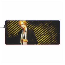 Load image into Gallery viewer, One Piece Sanji RGB LED Mouse Pad (Desk Mat)
