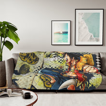 Load image into Gallery viewer, One Piece map Sherpa Blanket
