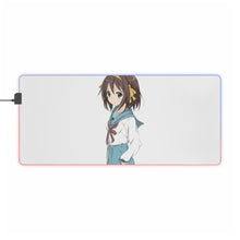 Load image into Gallery viewer, The Melancholy of Haruhi Suzumiya - Haruhi Suzumiya RGB LED Mouse Pad (Desk Mat)
